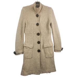Day Birger et Mikkelsen Cardigan Women's SZ SM Beige Sweater Coat Lined EUC